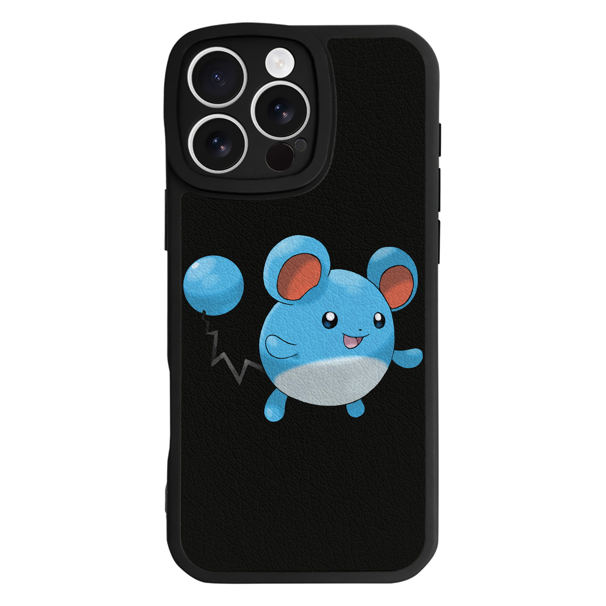 （画像用） ポケットモンスター Pokémon 【iPhone 16シリーズ対応】シリコンスマホケース（レザー調） 材質：シリコン
